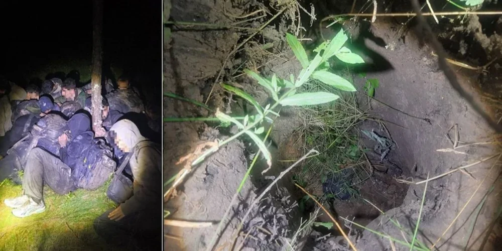 Ділянка латвійсько-білоруського кордону у Скрудалінській волості, де за 10 метрів від огорожі виявили підземний тунель