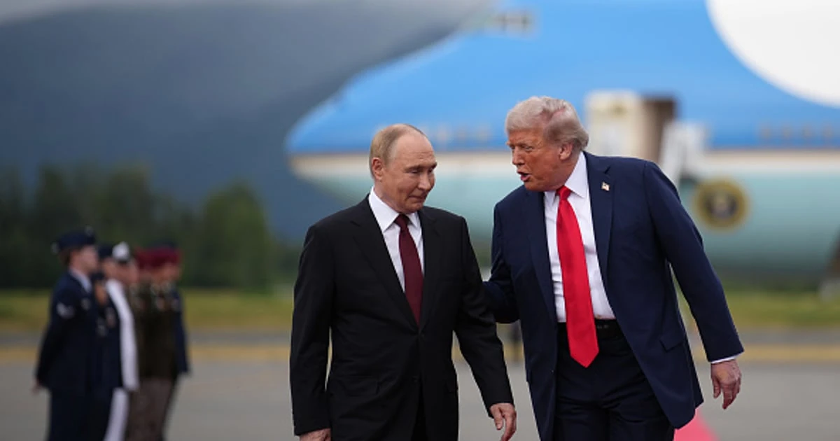Зустріч президента США Дональда Трампа та російського лідера володимира путіна в Анкориджі 15 серпня 2025 року