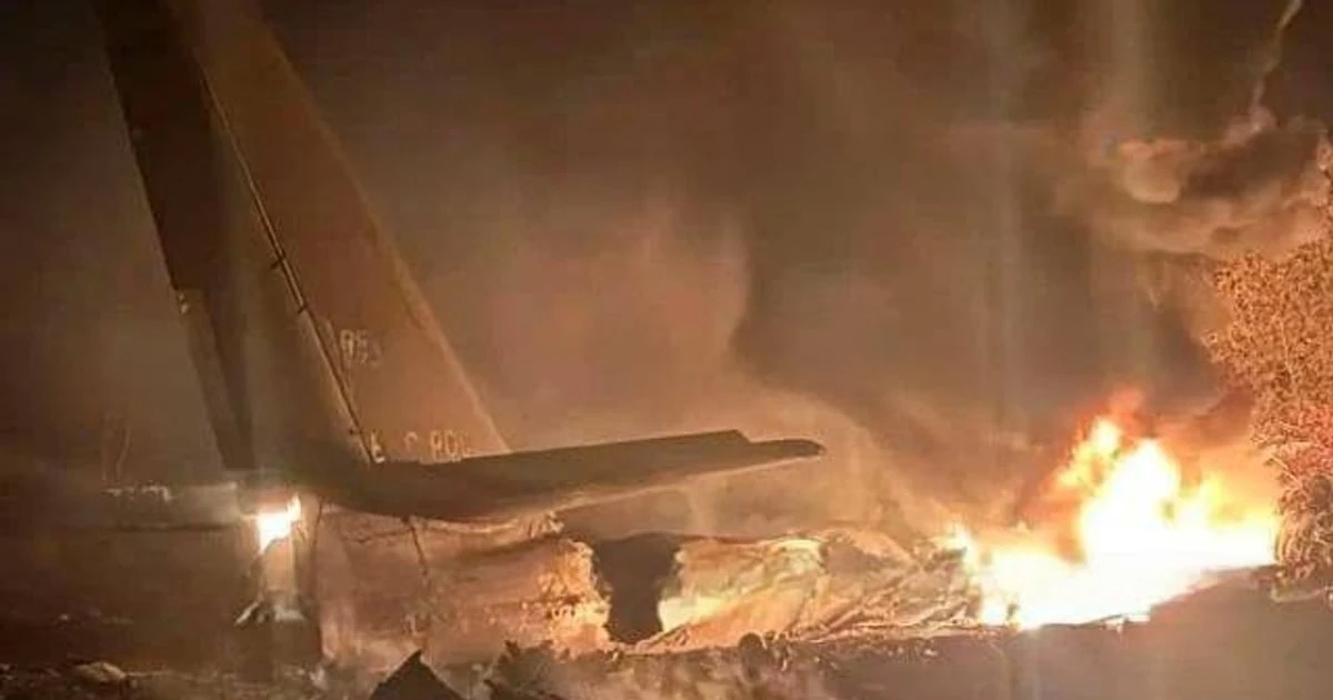 Місце падіння стратегічного бомбардувальника Ту-95 у Мазанівському районі Амурської області